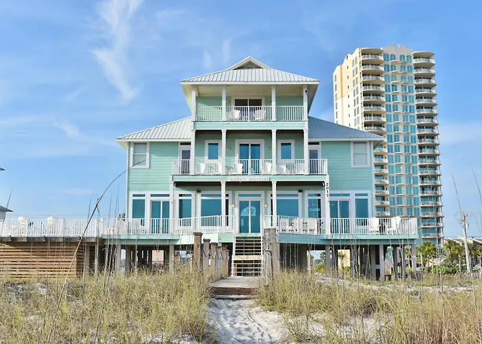 Miltys Martini By Gsvr - Luxurious Beachfront Retreat With New Porches & Pool - Free Activities And Golf Gulf Shores