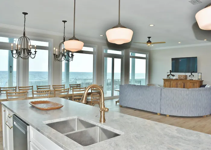 Miltys Martini By Gsvr - Luxurious Beachfront Retreat With New Porches & Pool - Free Activities And Golf Holiday home